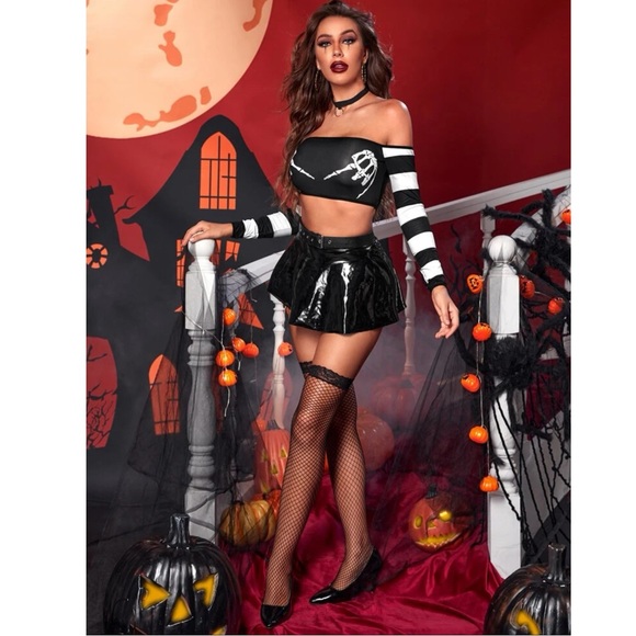 Cosplay Sexy Adult Skeleton Costume 💀 - Picture 3 of 6